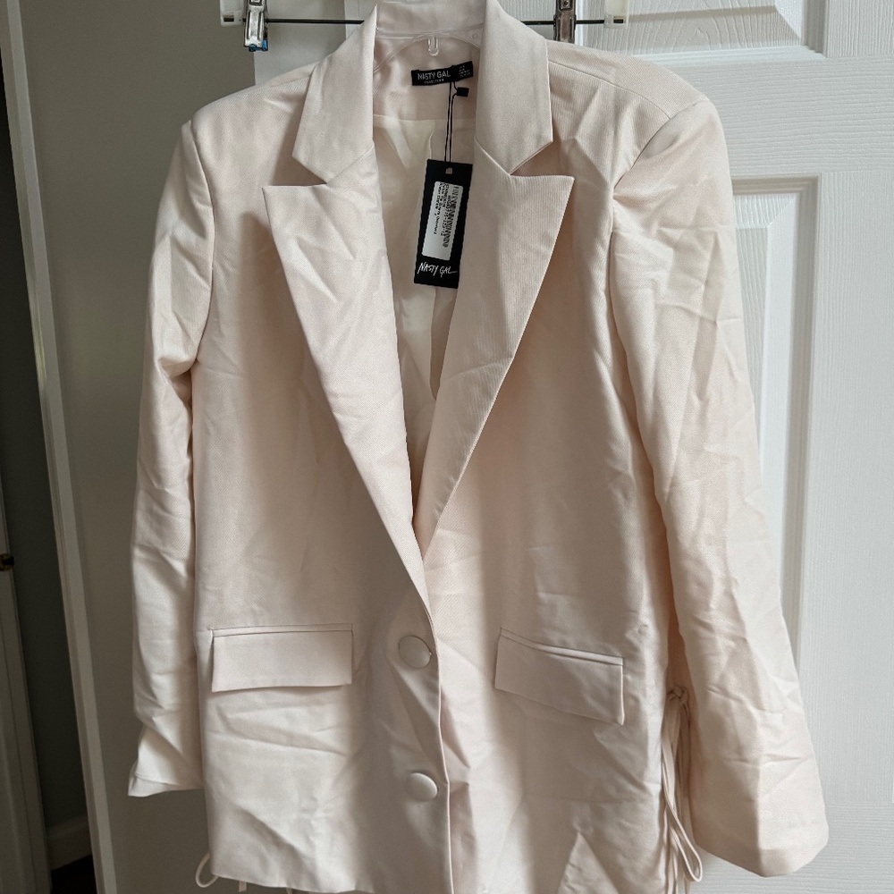 Blazer, Tie Sleeve, oversized